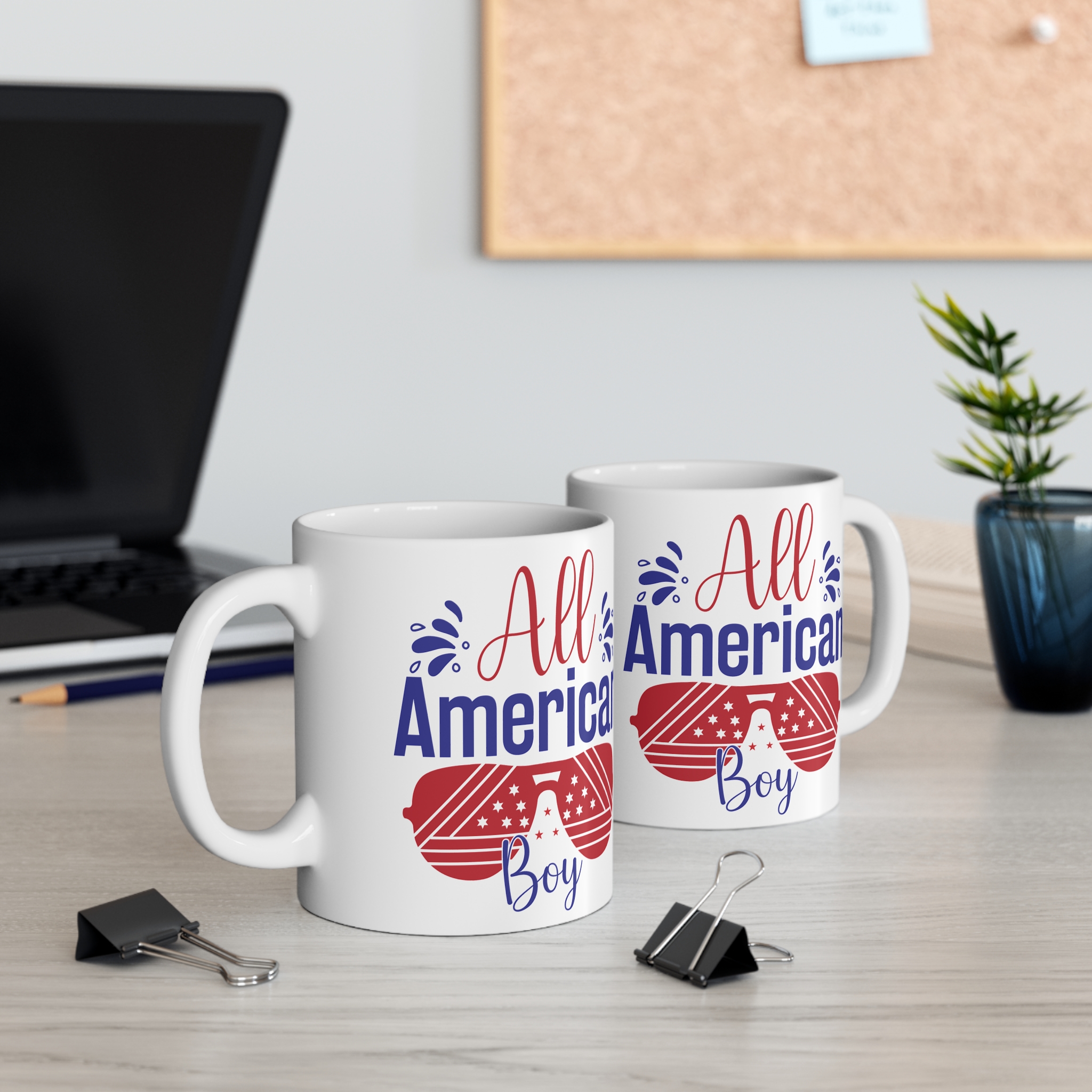 All American Boy Mug – Patriotic 11oz Coffee Cup - Image 5