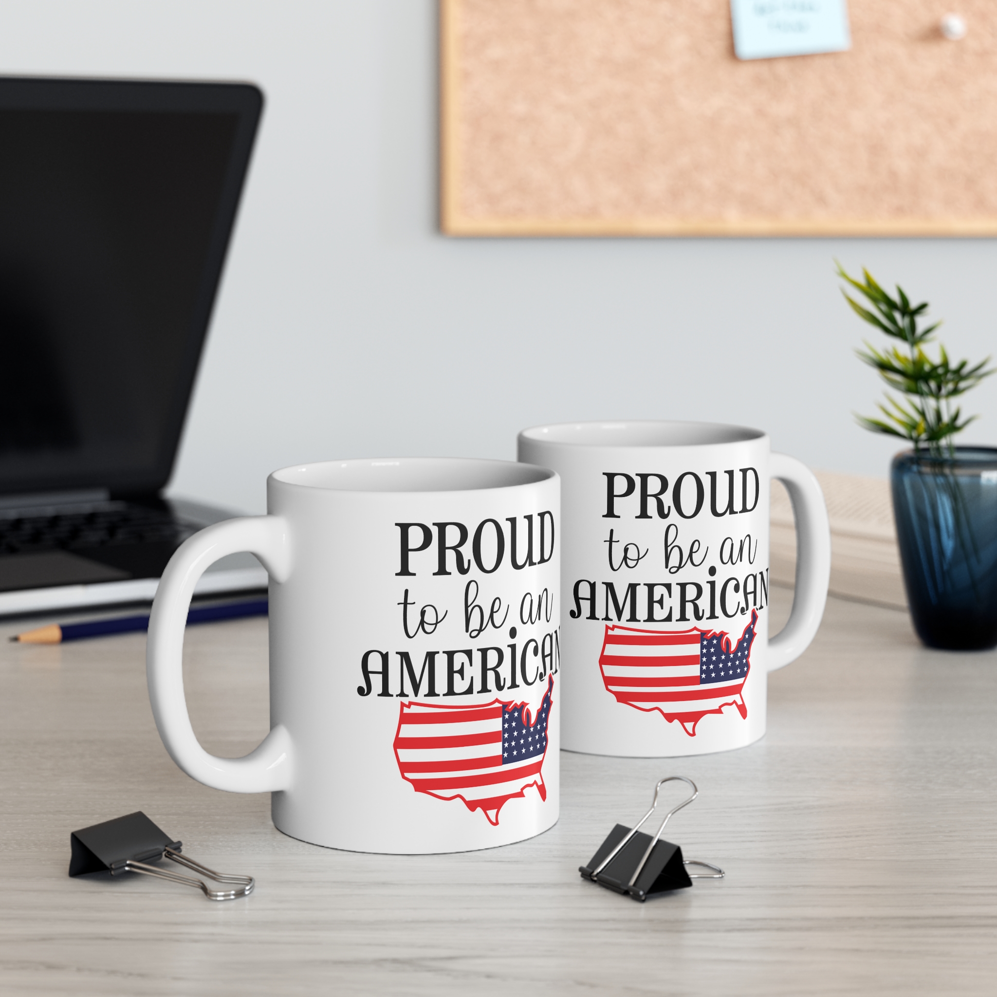 "Proud to Be an American" Mug — 11oz Patriotic USA Flag Coffee Cup - Image 5