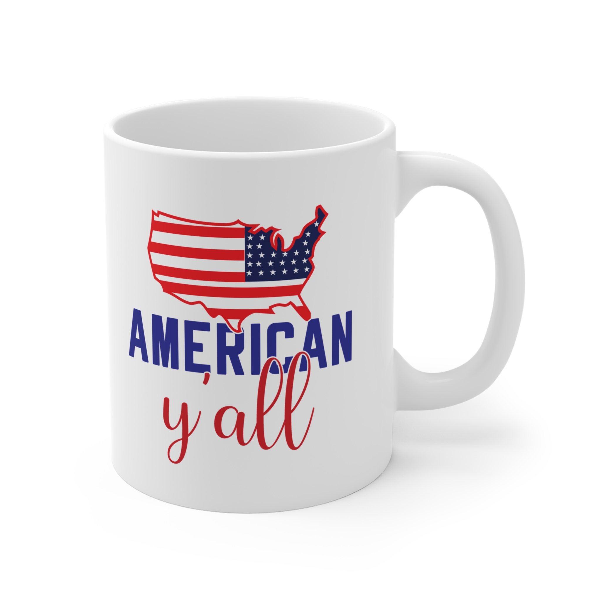 American Y'all 11oz Mug — Patriotic USA Flag Coffee Cup - Image 4