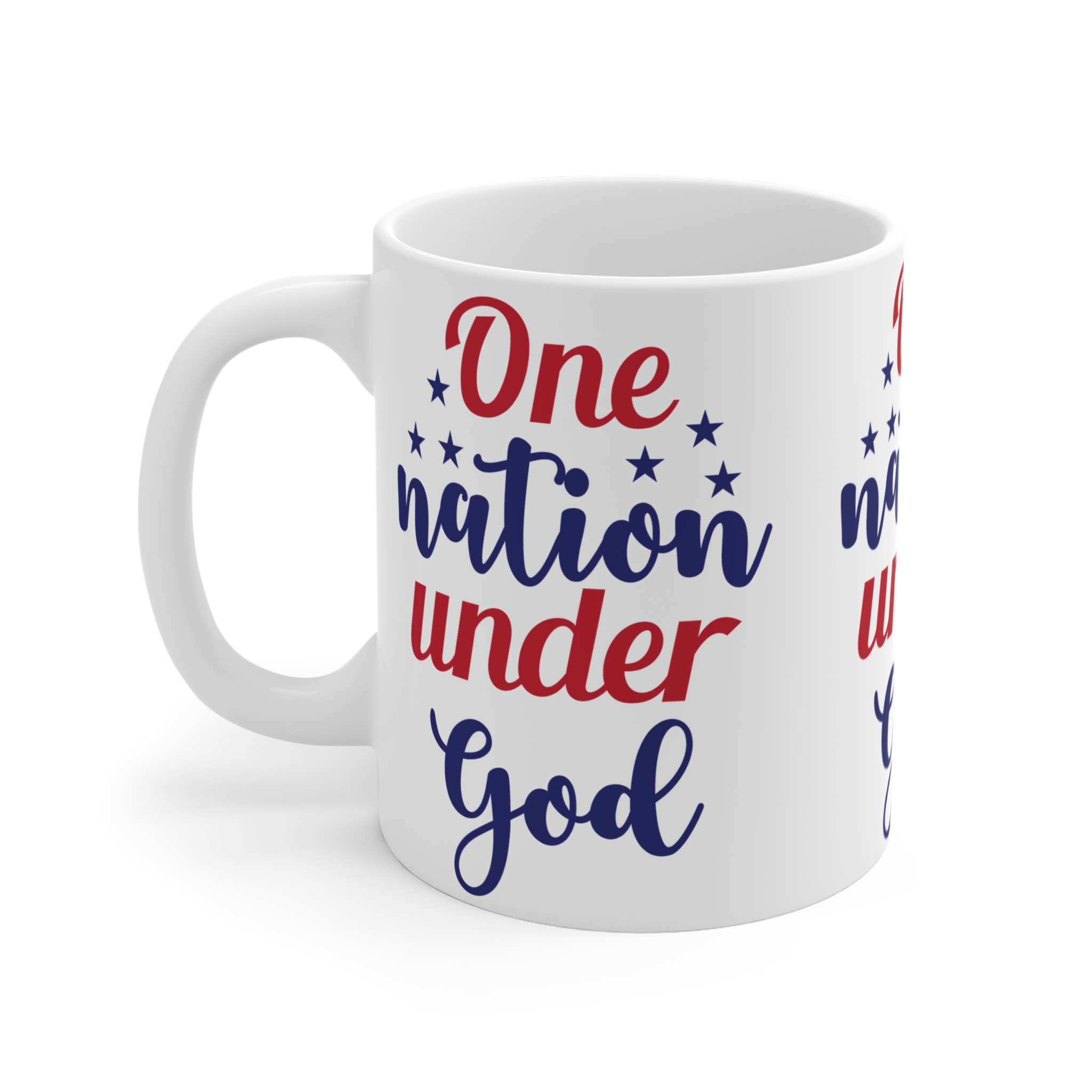 One Nation Under God Mug — Patriotic 11oz Coffee Cup - Image 3