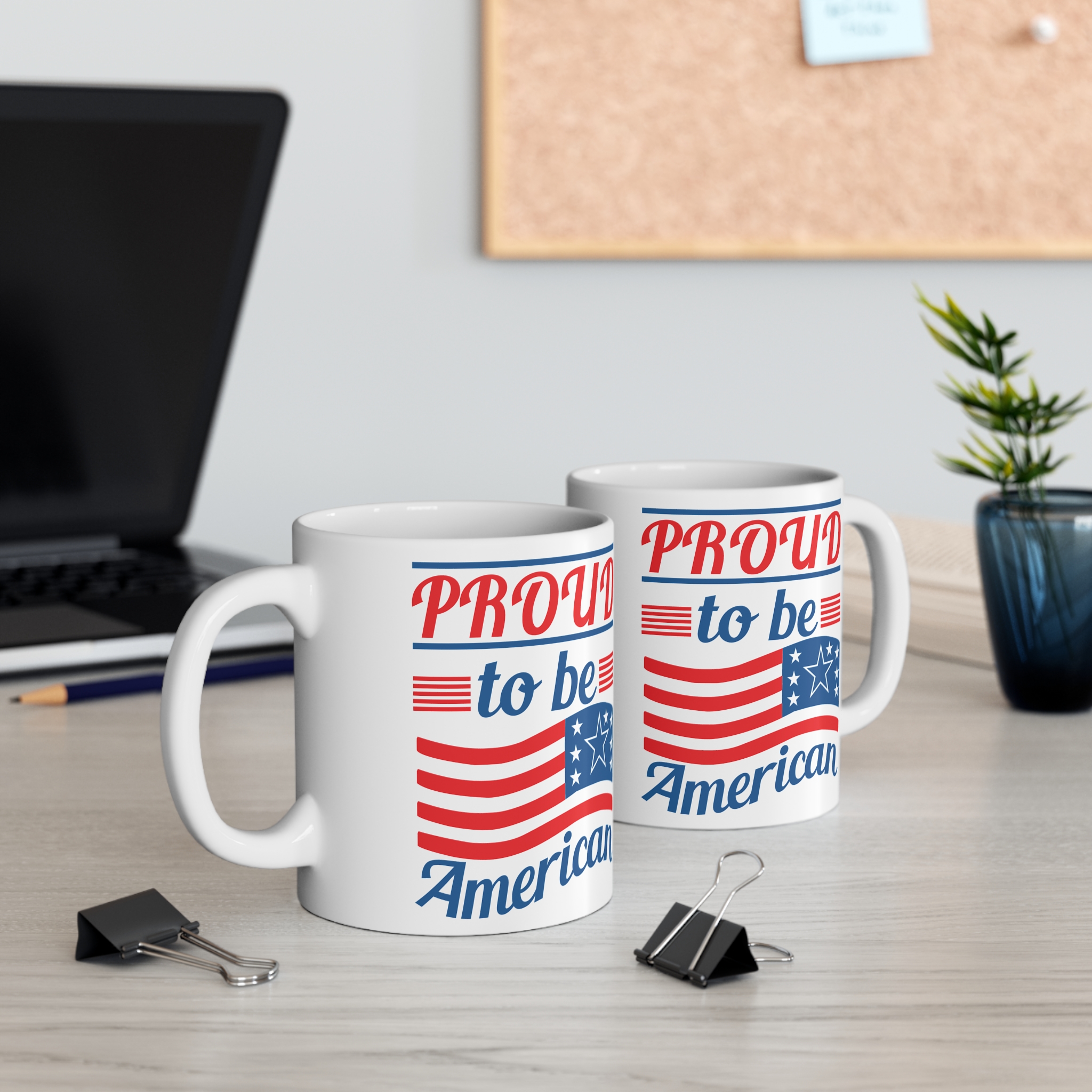 Proud to Be American Mug – Patriotic 11oz Coffee Cup (Fourth of July, Veterans Day) - Image 5