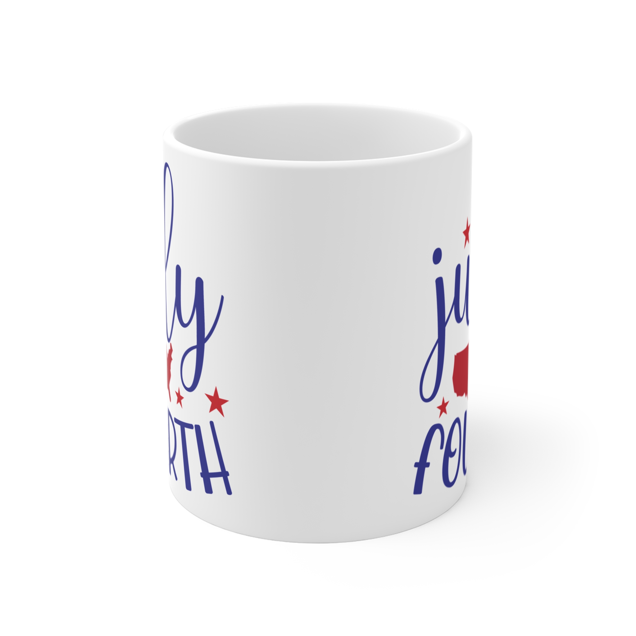 July Fourth USA Mug – 11oz Patriotic Independence Day Coffee Cup - Image 2