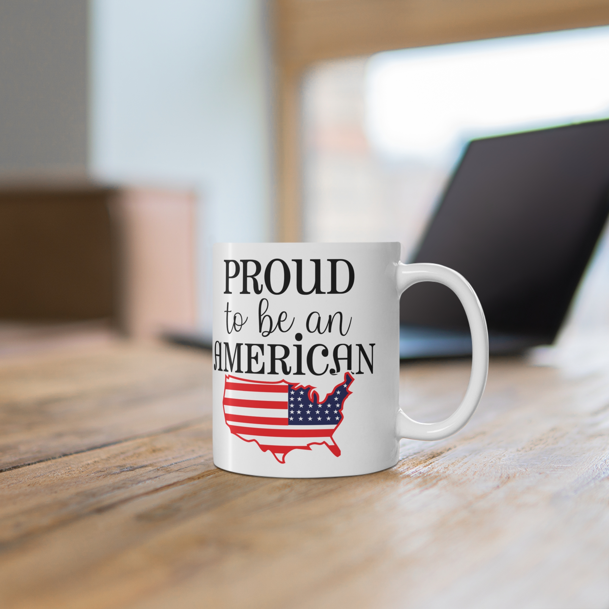 "Proud to Be an American" Mug — 11oz Patriotic USA Flag Coffee Cup - Image 6