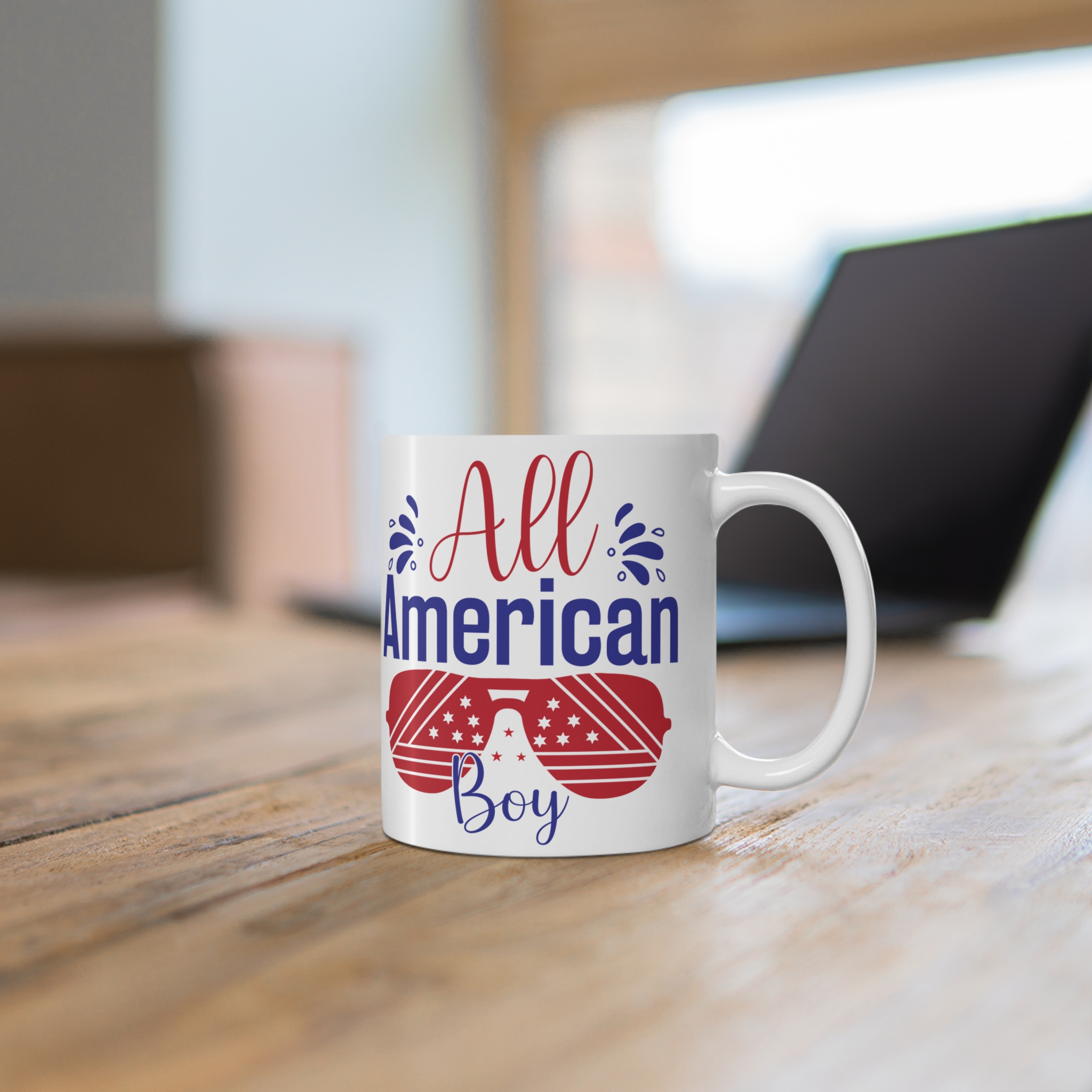 All American Boy Mug – Patriotic 11oz Coffee Cup - Image 6